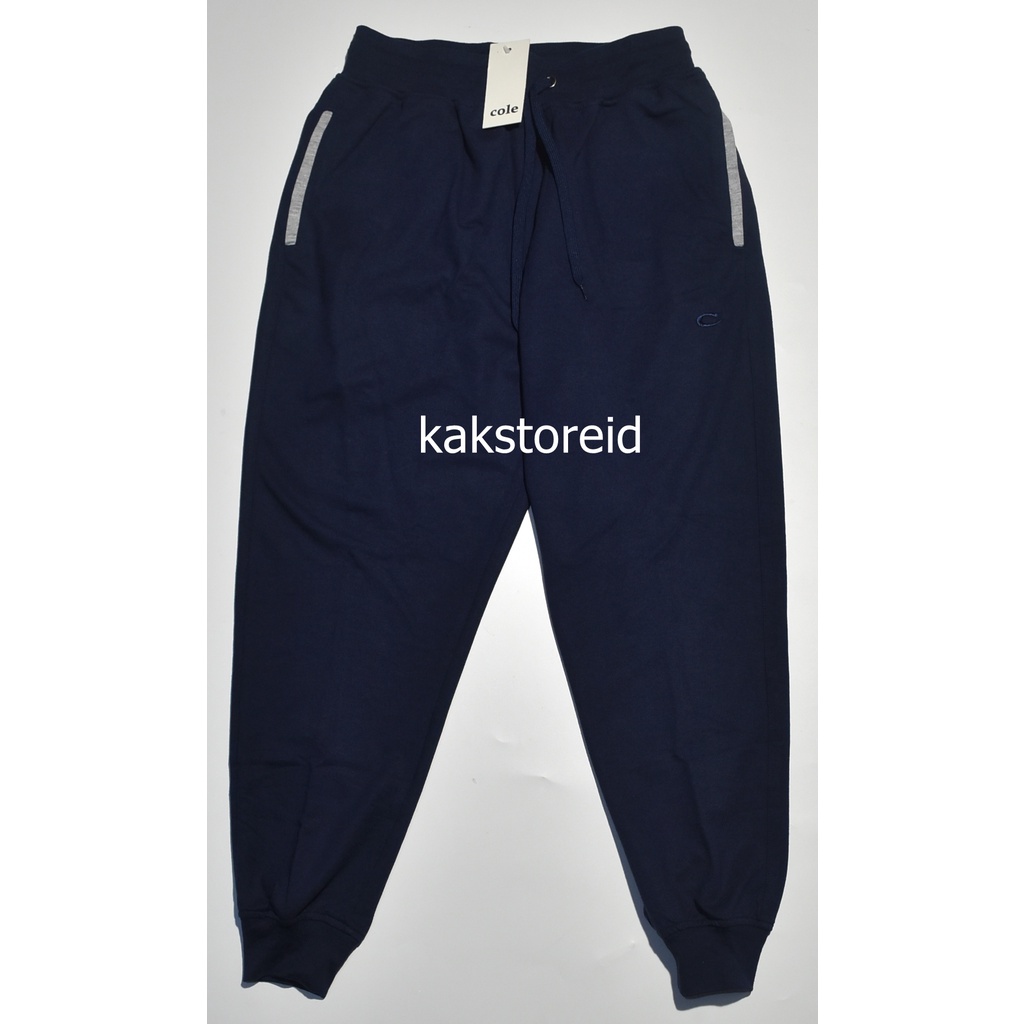 Celana Panjang Training Pria COLE Navy DUD 19 ORIGINAL