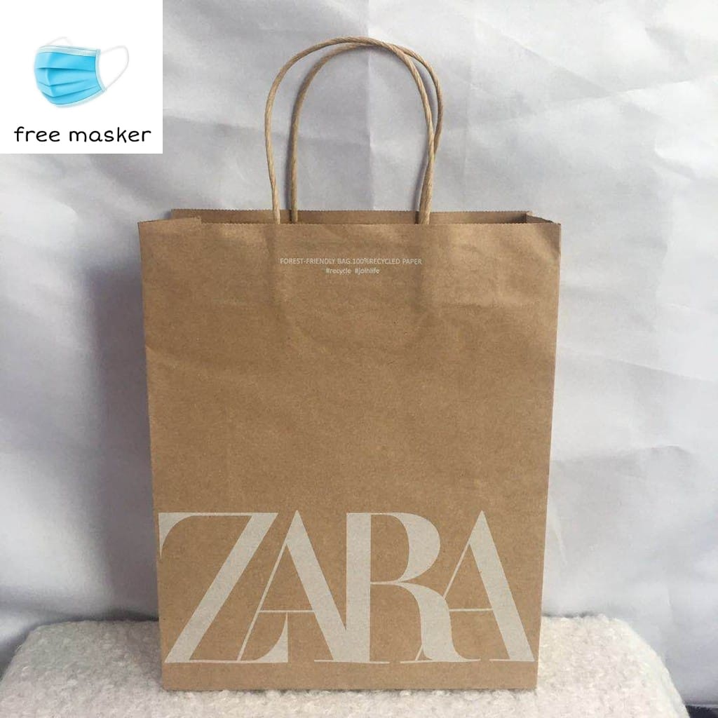 Real Pict Paperbag Zar4 + pouch mickey Import Ready Stock#030
