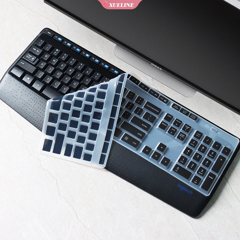 Logitech mk345 / K345 film Pelindung keyboard laptop Bahan Silikon Lembut Anti Air Untuk 14 "(ZXL)