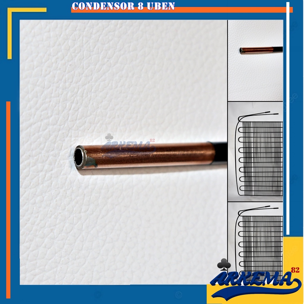 CONDENSOR 8 U | KONDENSOR ULIR 8UBEN UNIVERSAL | PEMANAS FREZEER , KULKAS , SHOW CASE UMUM MULTI / UNIVERSAL