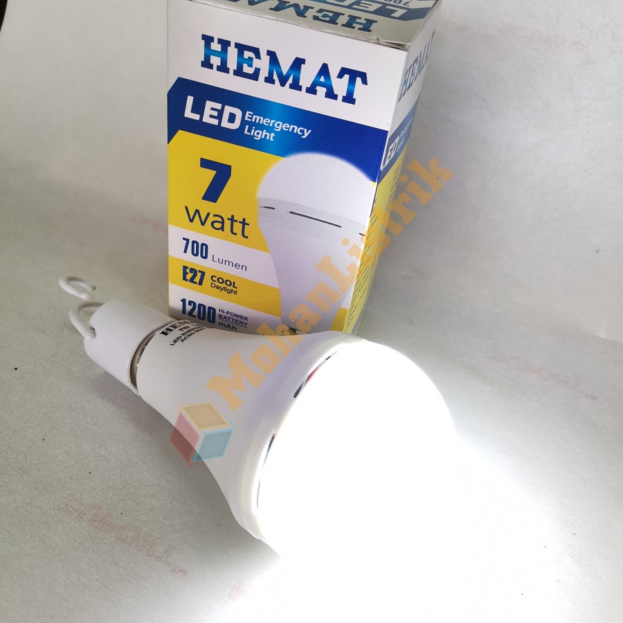 Lampu LED Magic AC/DC Emergency HEMAT 7W 7Watt Bohlam Led Emergency 7W