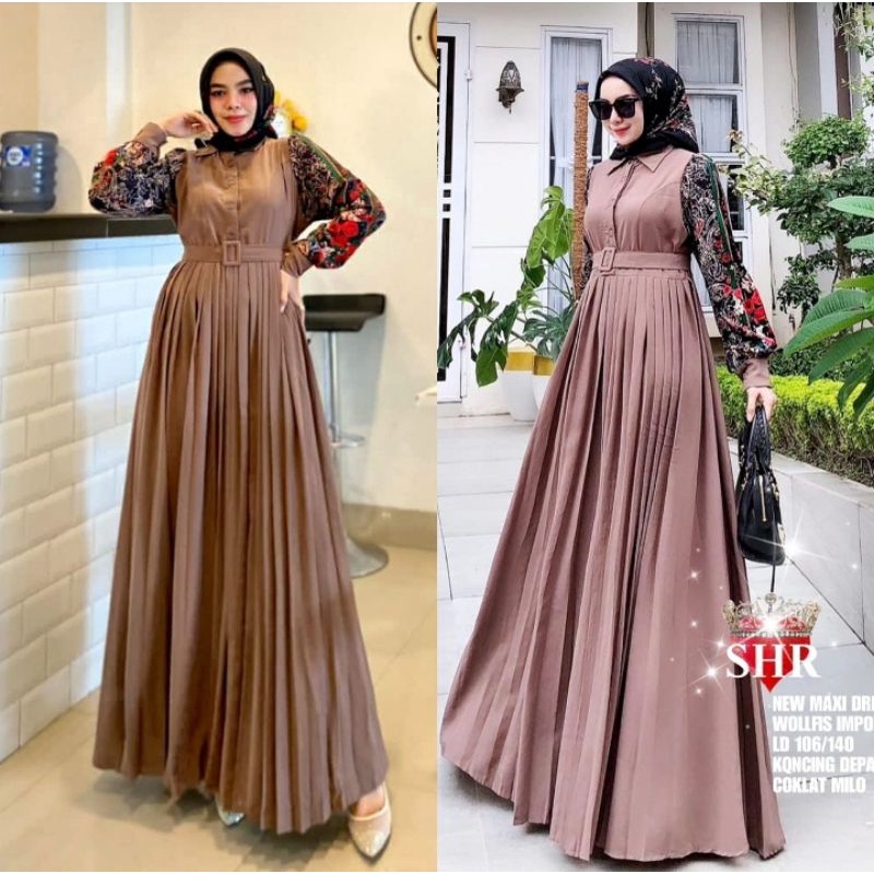NEW MAXI DRESS WOLFIS IMPORT ORIGINAL SHR