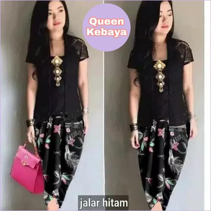 Terlaris Set Baju Kebaya Modern Lengan Pendek Kutubaru Brukat Kebaya Pesta Vita