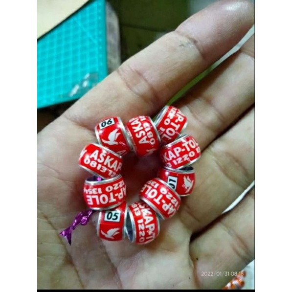 Ring Merpati Dewasa model donat ukuran 9mm /10biji