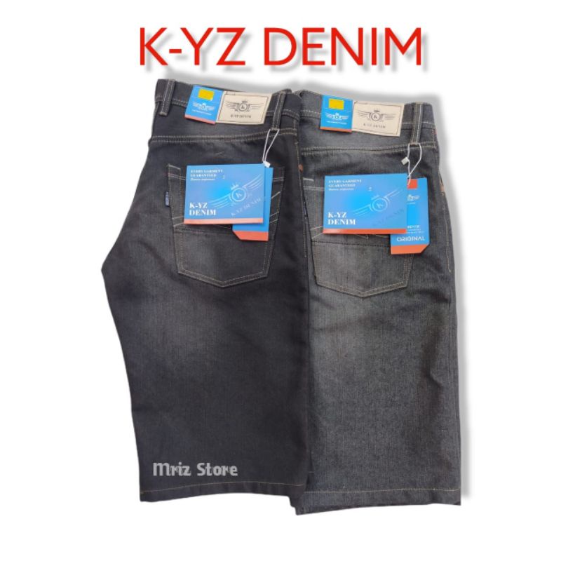 Celana Pendek Jeans Pria Denim Cowo Salvedge Original Kekinian Keren