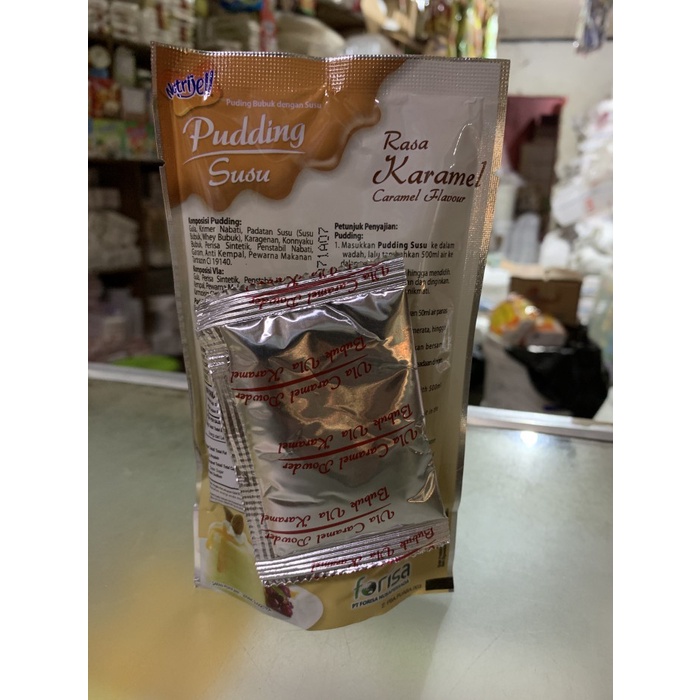 

agar-agar-puding-bahan- nutrijell pudding susu karamel 142gr -bahan-puding-agar-agar.