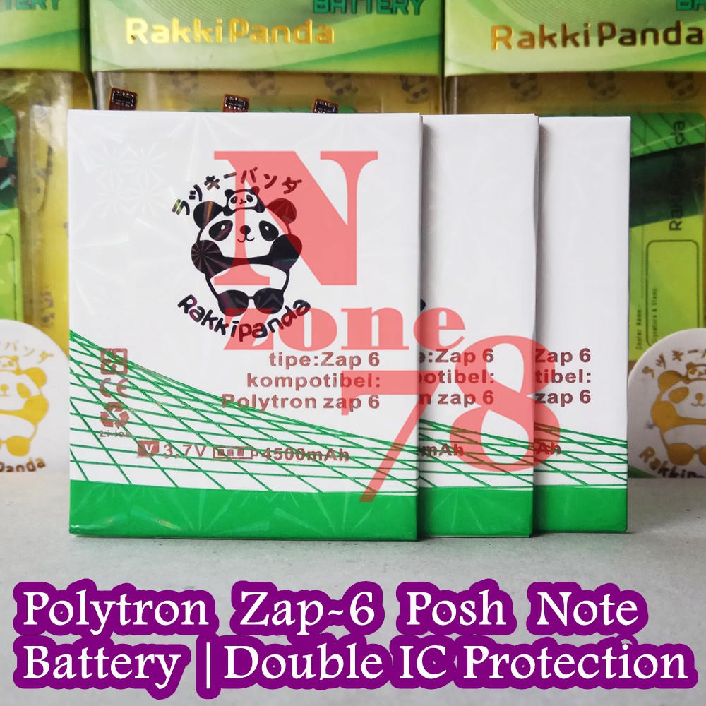 Baterai Polytron Zap 6 Posh Note 4G551 PL-8AB6 Double IC Protection