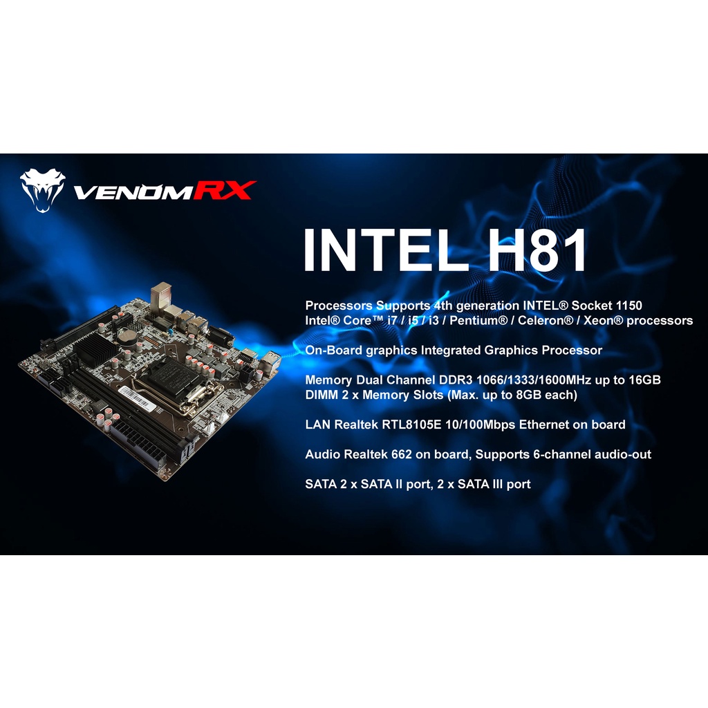 Venom RX H81 Motherboard