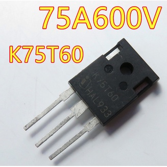 5pcs Komponen Elektronik K75T60 K75T60A IGBT 75A600V