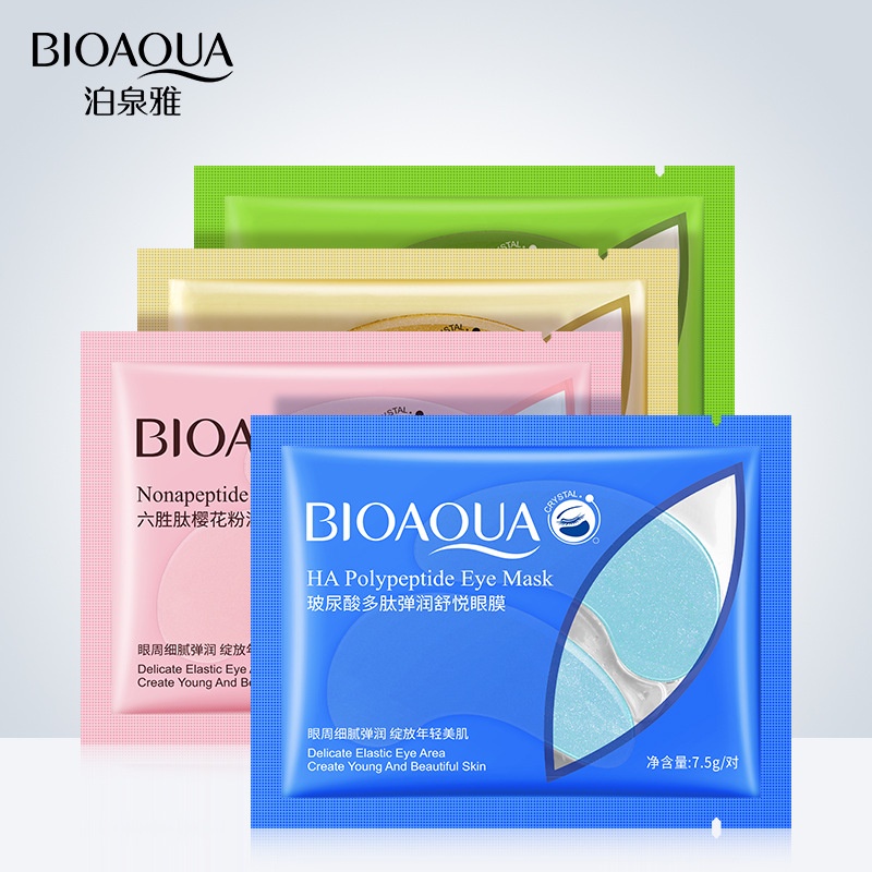 ❄️MATCHA❄️BIOAQUA EYE LIP MASK MOISTURIZING - MASKER MATA DAN BIBIR BPOM