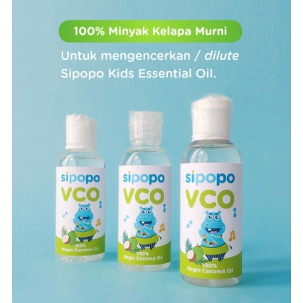 [100% ALAMI] VCO VICO Virgin Coconut Oil Sipopo Atasi Ruam Popok dan Pipi Minyak Kelapa Murni 60ml