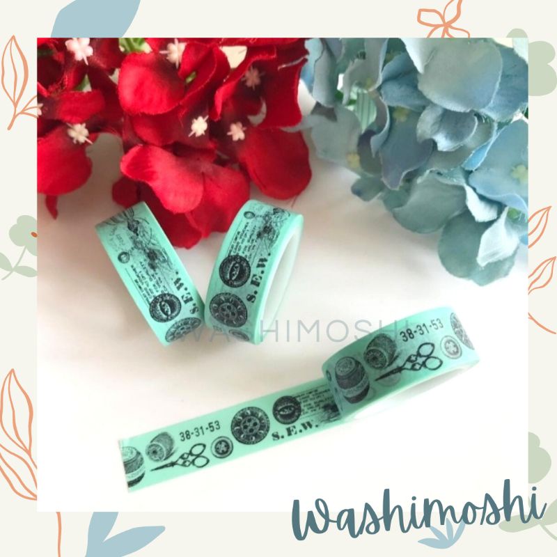 

Washimoshi Masking Washi Tape Sew (1) Design