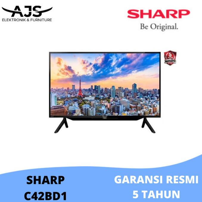 TV LED SHARP 42 INCHI DIGITAL TV 2T-C42BD1I GARANSI RESMI Termurah