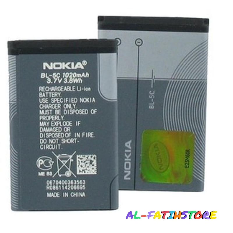 BATTERY BATRE BATERAI BATU HP NOKIA BL5C BL-5C 105 106 107 150 215 216