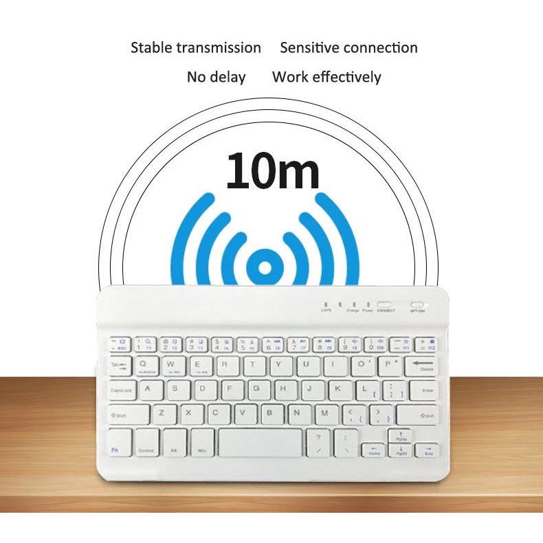 Keyboard Wireless Bluetooth Slim Mini untuk Tablet / iPad