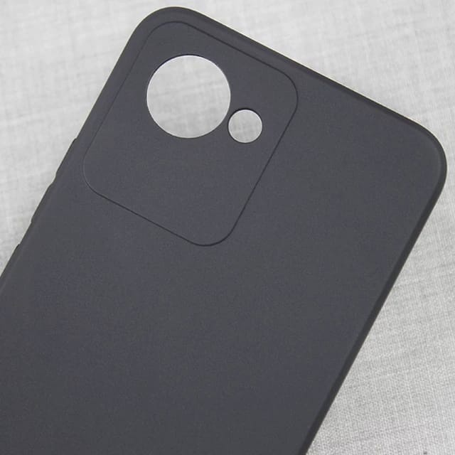 PROMO Case REALME C30 Soft Case Black Matte Casing Premium Slim Exellent Cover | Soft Matte | Soft Case Macaron Casing Realme C30