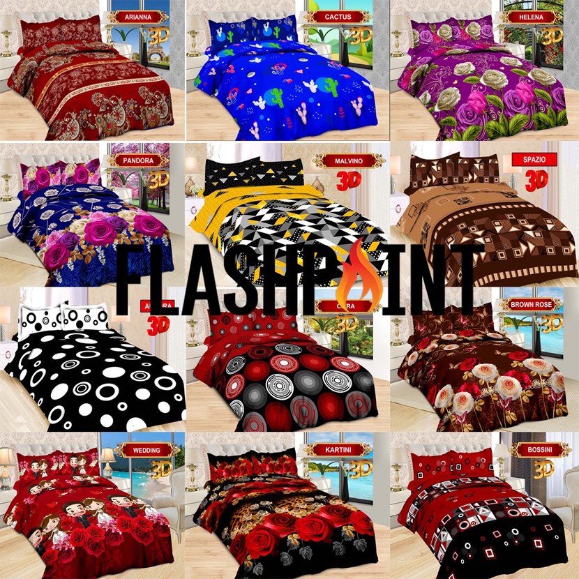 (BISA COD) SPREI BONITA 3D UKURAN 180 x 200 NO.1 KING MOTIF TERBARU AKHIR TAHUN 2020 PART 7 BTS BT21