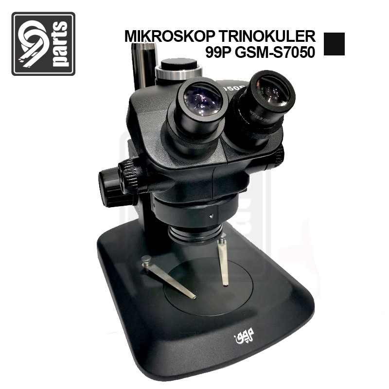 Mikroskop Trinokuler 99P GSM S7050 + Lampu Mikroskop