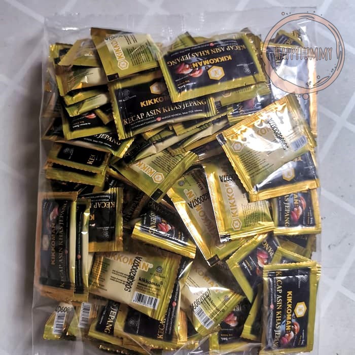 Kikkoman kikoman Soy Sauce Sachet 5ml Kecap Asin Jepang Shoyu kikoman