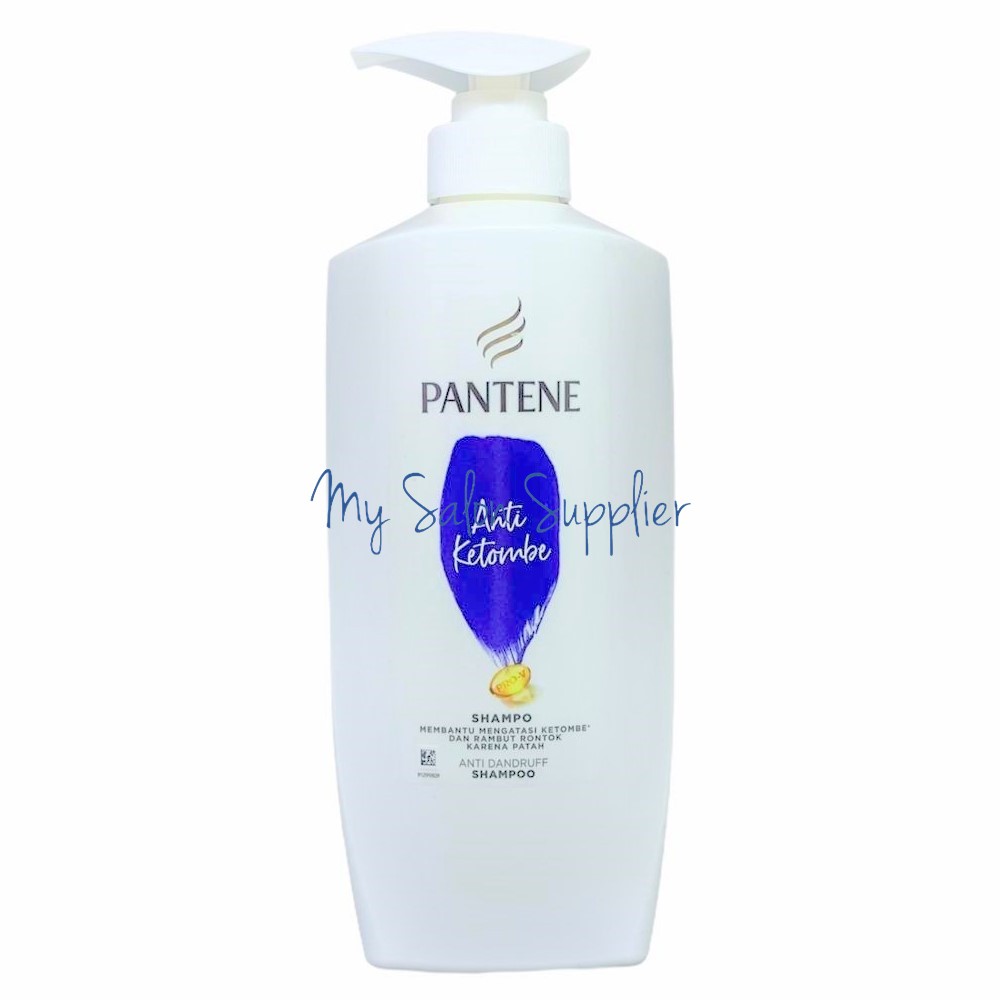 Pantene Shampoo Pump 900ml Total Damage Care / Hair Fall Control / Anti Dandruff Ketombe