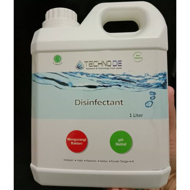 Desinfektan techno de 1 L halal non alkohol ramah lingkungan