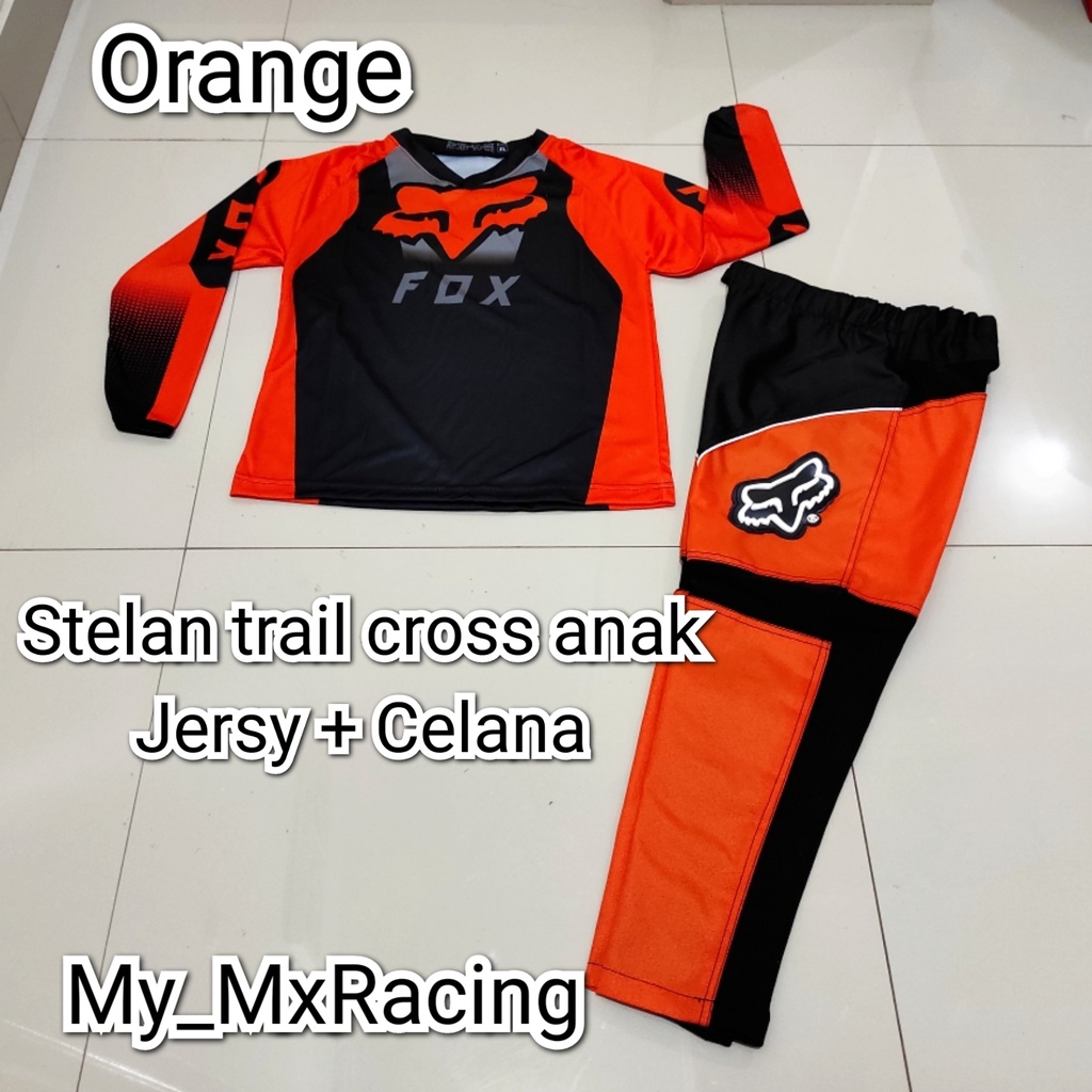 Jerset jersy cross anak atau baju trail anak stelan offroad anak jersey adventure trabas buat anak kids