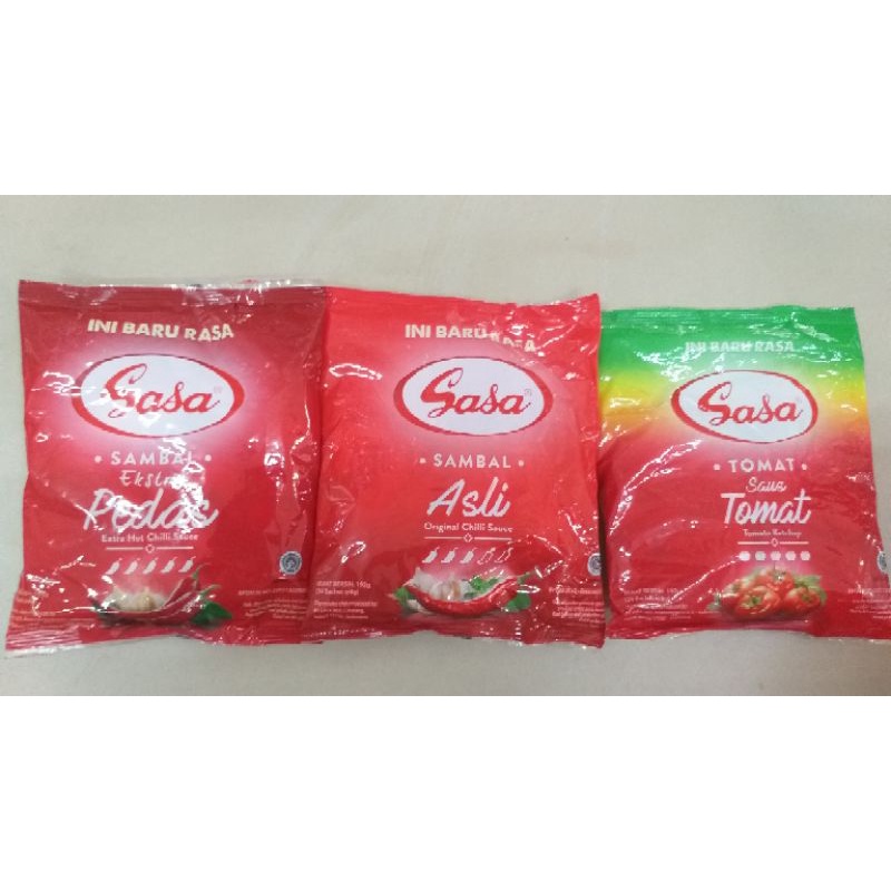

Sasa sambal , saus sachet 24x8gr