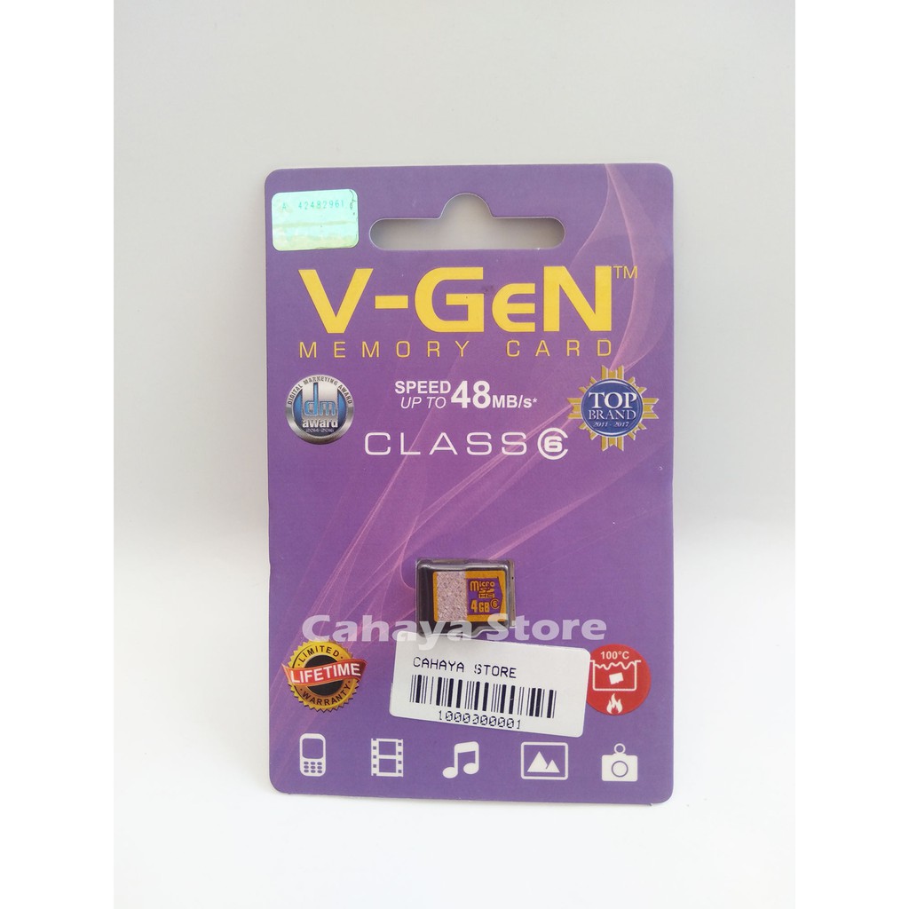 MEMORY CARD VGEN 4GB