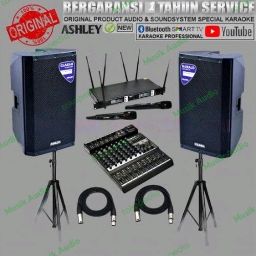 paket sound system Outdoor Indoor Cafe Rapat Speaker Ashley 15 inch