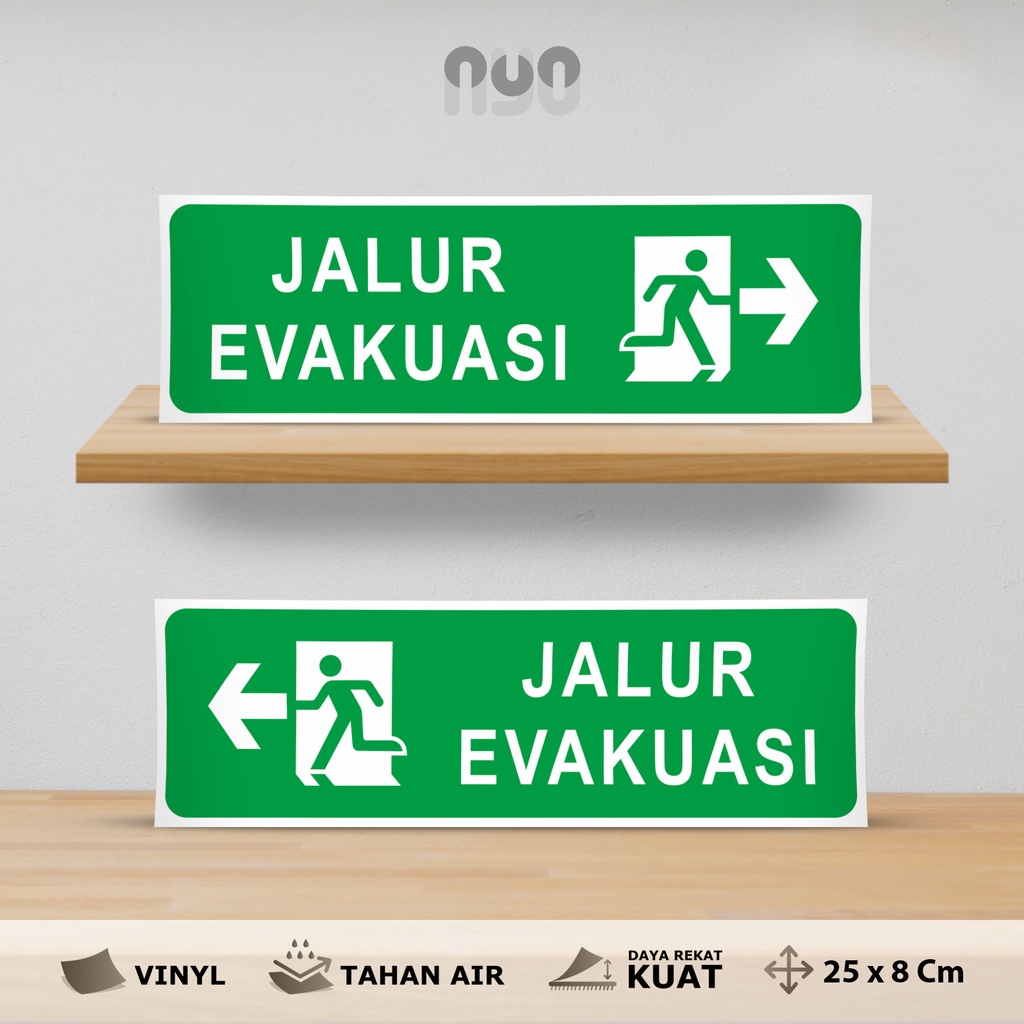 

STIKER STICKER JALUR EVAKUASI