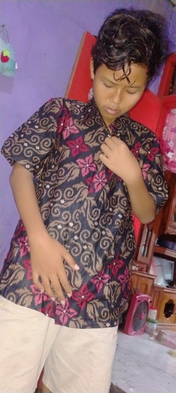 Couple Ruffle Keluarga Gamis Super Jumbo Big Size Xxxxxxl Ld 140 130 120 110 Batik Sarimbit Family