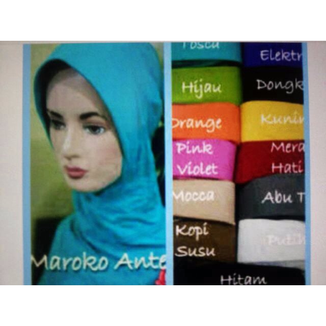 COLLECTION Daleman Jilbab Ciput Antem Maroko Pet New 3 Kancing TERBARU