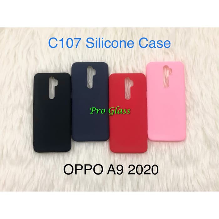 C107 OPPO A9 2020 Colourful Ultrathin Silicone Case / Matte Thin