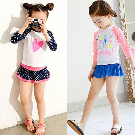 Girl 3 Styles Swimwear/ Baju Renang Anak Perempuan