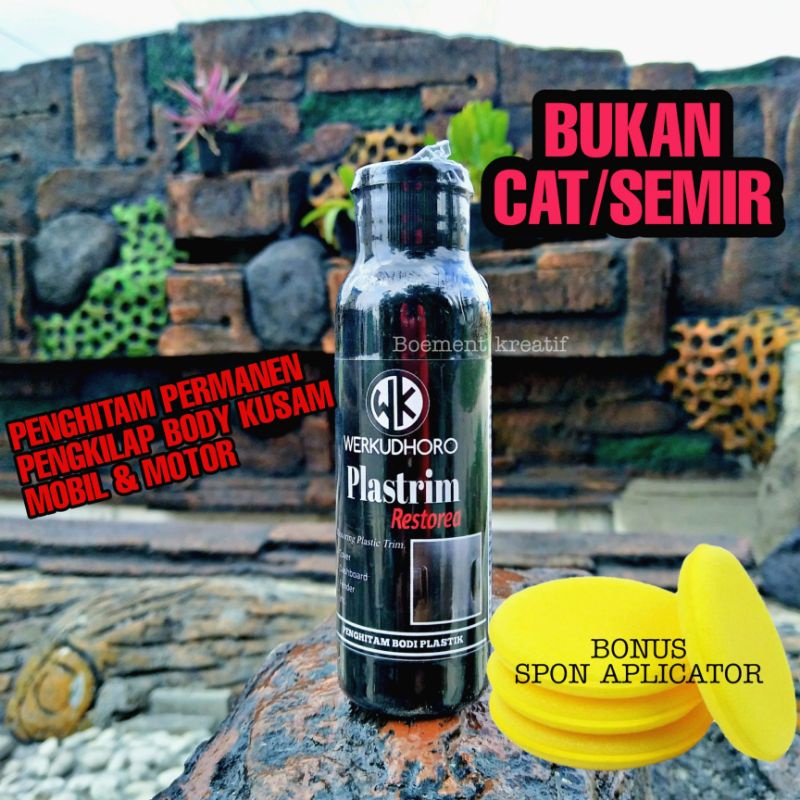 BLACK TO BLACK/PENGHITAM PERMANEN/PLASTRIM RESTORED UK 100 ML