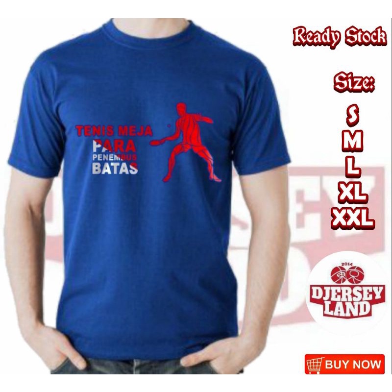 KAOS DISTRO PRIA TENIS MEJA COTTON COMBED PREMIUM