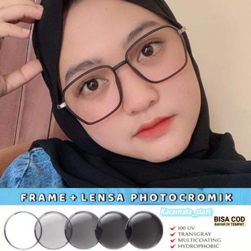 frame kacamata wanita / frame kacamata minus wanita / frame kacamata Photocromic wanita