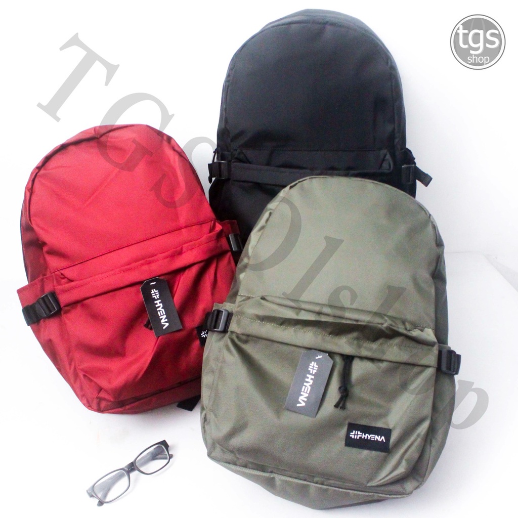 (TGS OLSHOP) -Tas Backpack Kerja Sekolah Cowok Cewek Tas Punggung Murah Ransel Keren Ransel Distro Pria Wanita Ransel Polos Murah