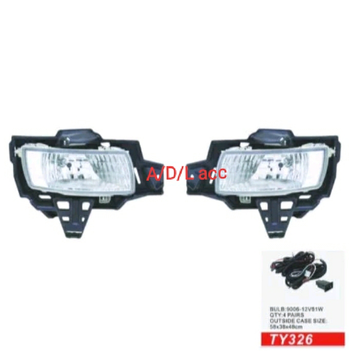 foglamp bemper lampu kabut toyota innova 2009-2011