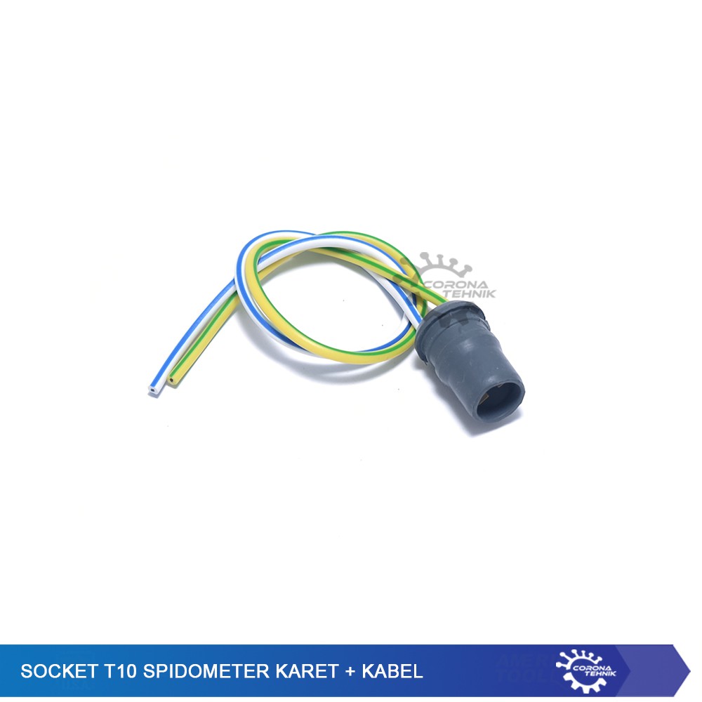 Socket T10 Spidometer Karet + Kabel