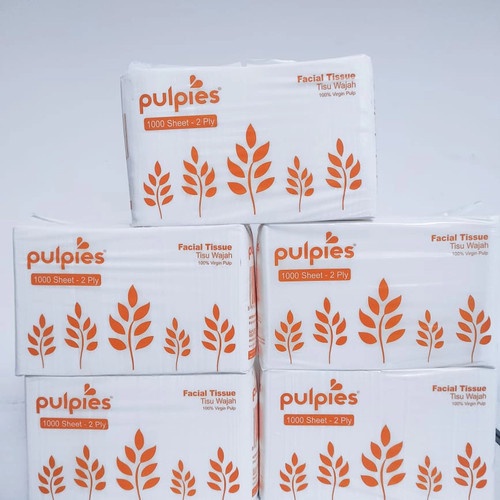 Tissue Wajah Pulpies 2ply 1000 Sheet