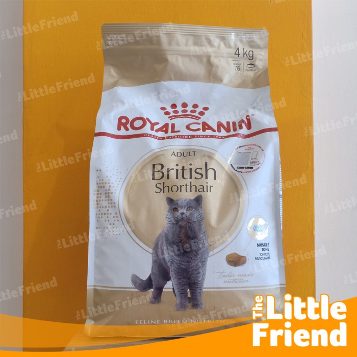 Royal Canin British Shorthair Adult 4 kg - Dry Cat Food Makanan Kucing