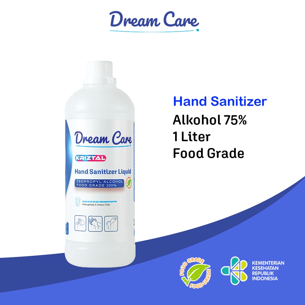 Dream Care Hand Sanitizer Cair 1 Liter Murah Kemenkes Who