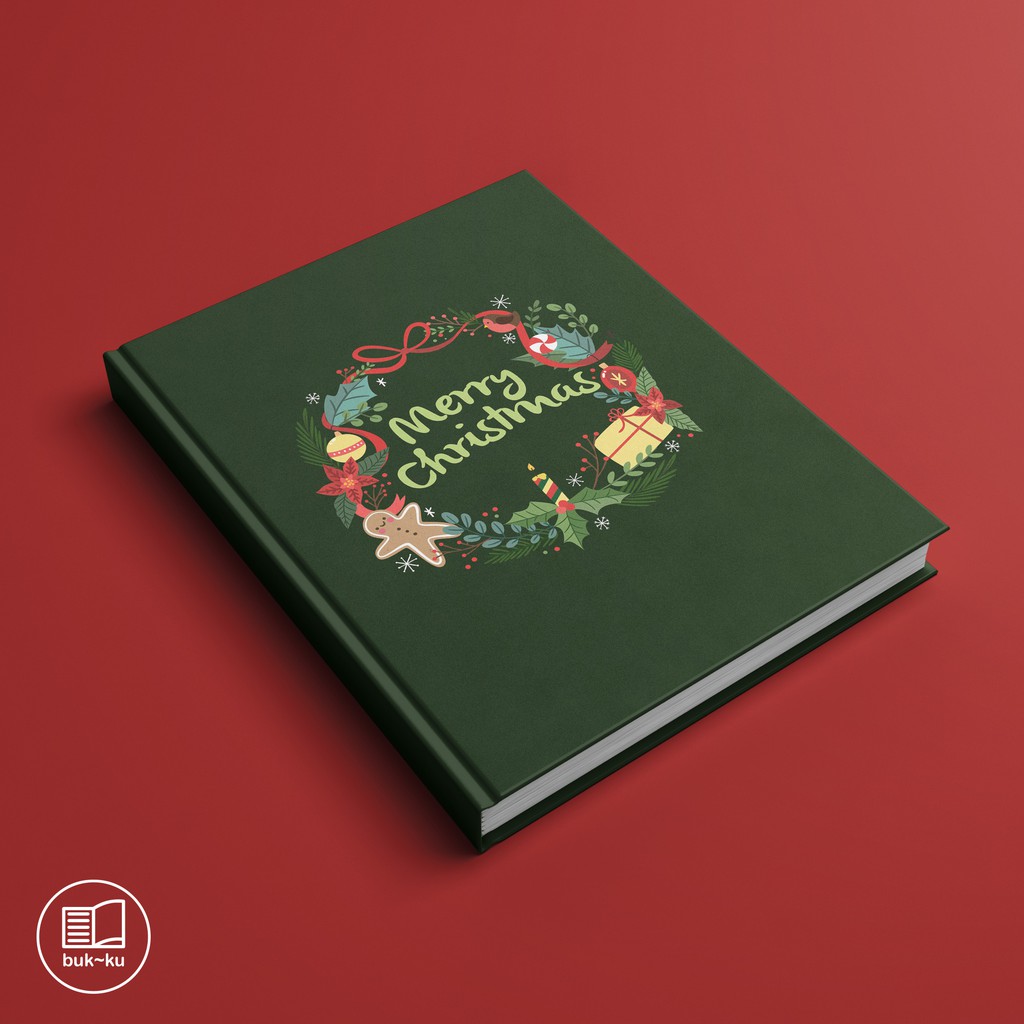 

Notebook Custom Christmas natal agenda planner catatan tulis Buku