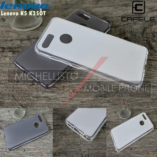 FINLAY CASE FOR LENOVO K5 K350T 2018 CAFELE PREMIUM SLIM MATTE TPU SOFT HITAM RT343