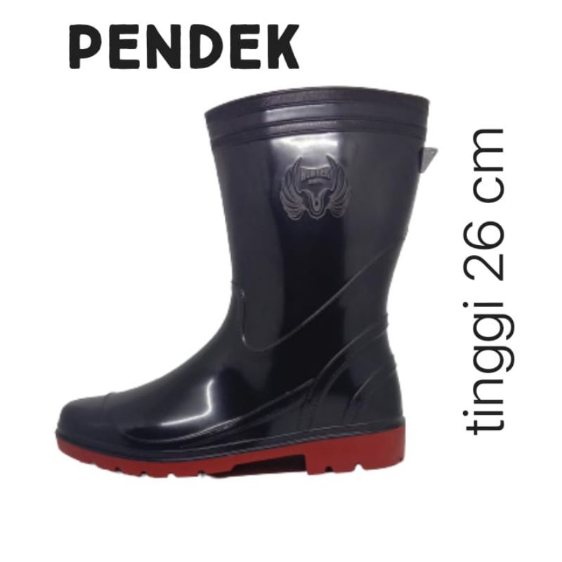 Boots Hujan Anti Air Sepatu Boots Karet Pendek