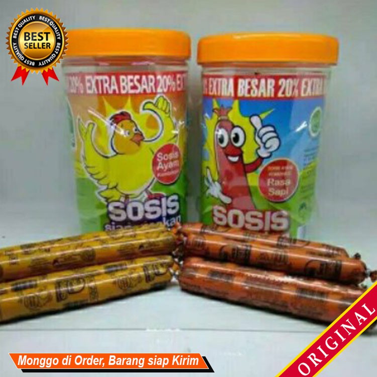 

Jajanan snack pengganjal lapar camilan keluarga Sajian menyenangkan SOSIS SO NICE Siap makan 525g