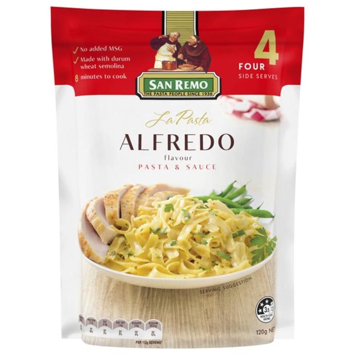 

`````````] San remo pasta sauce alfredo flavour 120gr import australia ORIGINAL