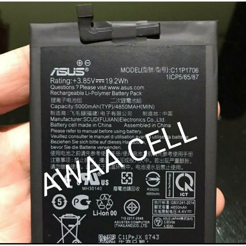 BATERE BATERAI BATTERY BATRE ASUS ZENFONE MAX PRO M1 C11P1706 ORIGINAL BATRE BATTERY ZENFONE MAX PRO