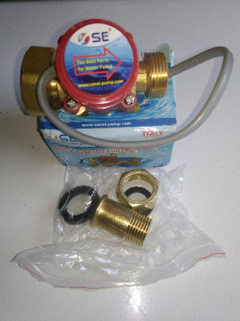 Water Flow Switch / Brass Switch Control San-ei (1 X 1/2 Atau 1 X 3/4)